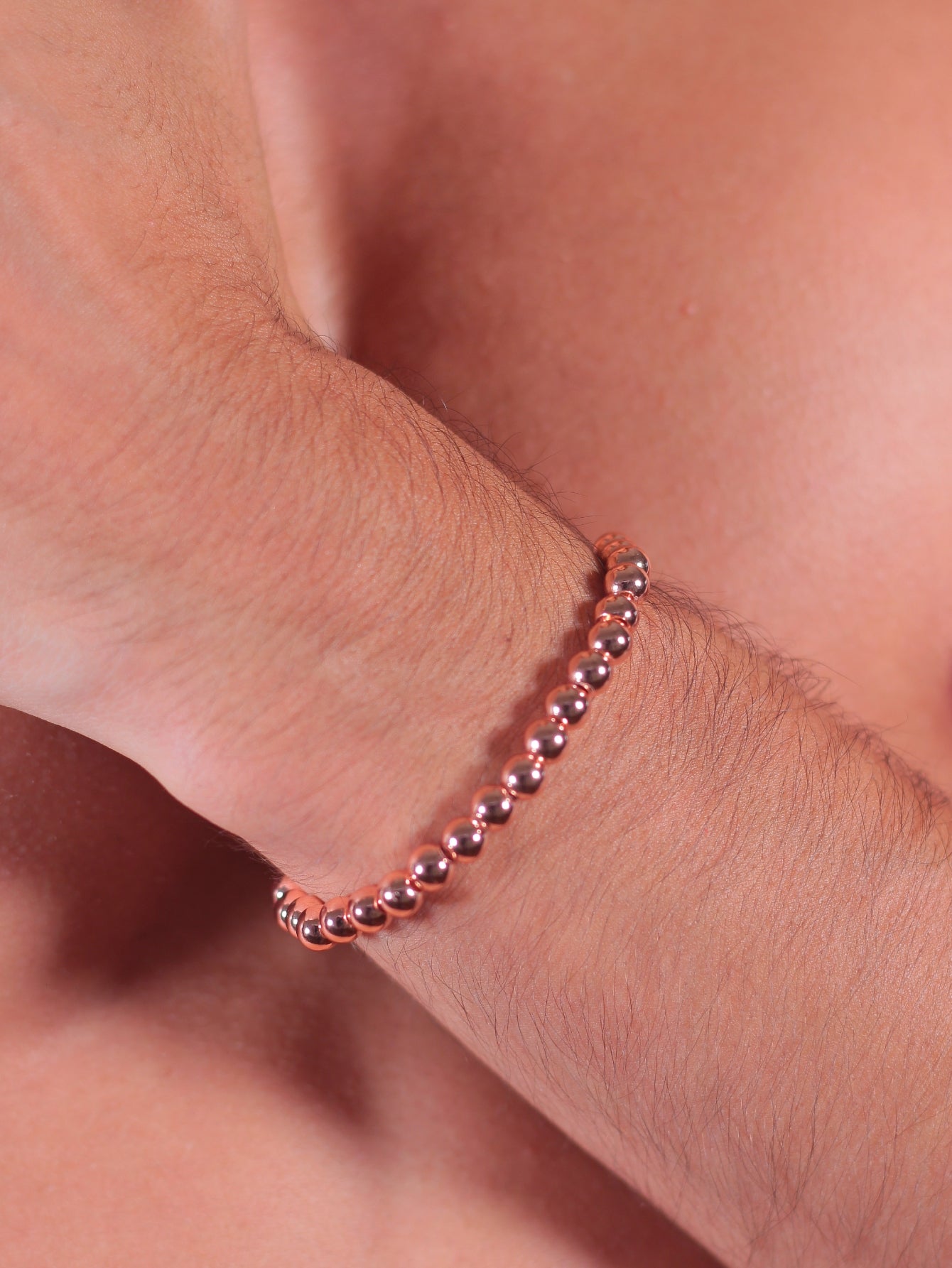 Pulsera bolitas chapa