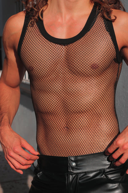 Body de red con destellos dorados