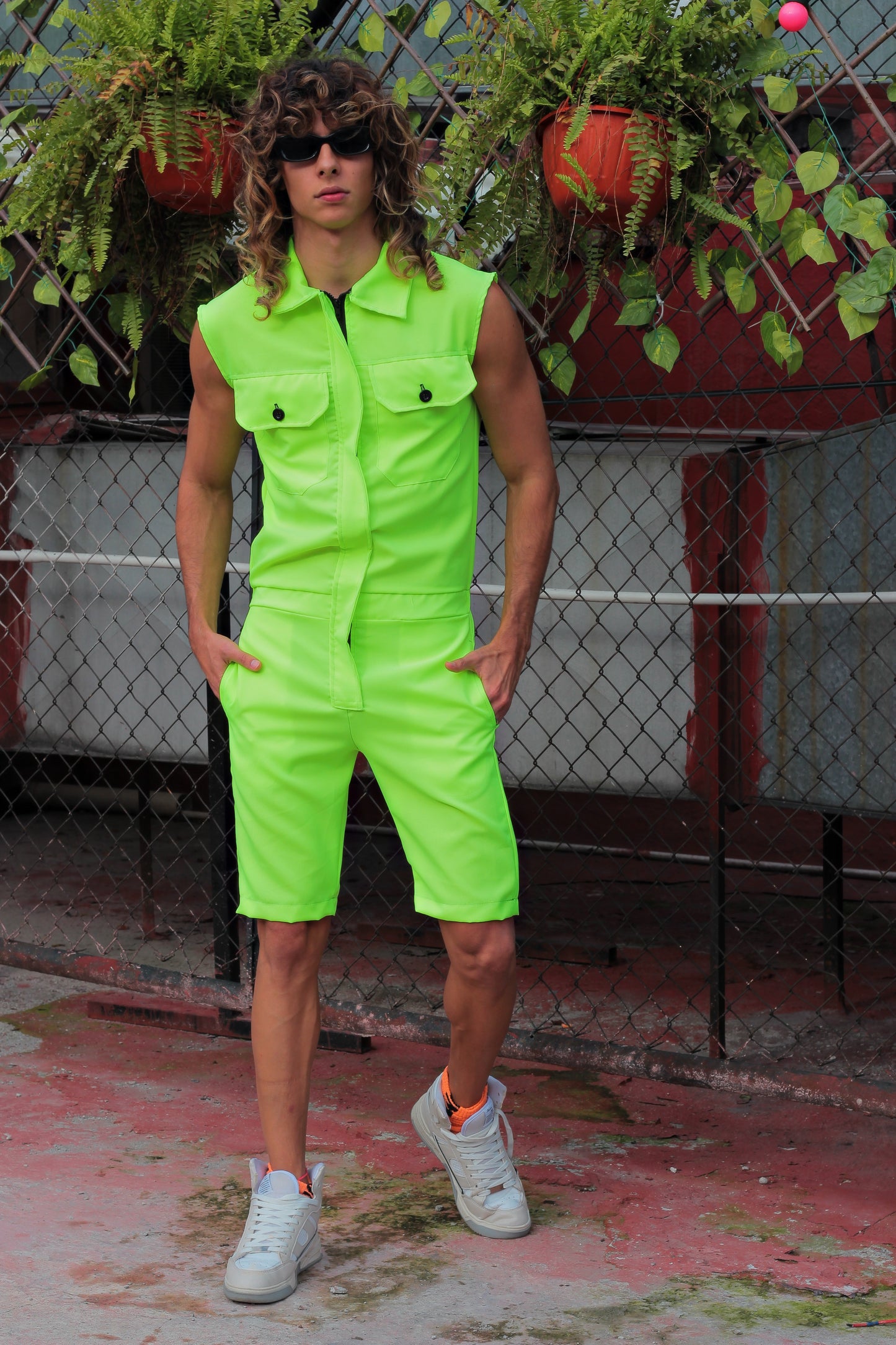 Jumper ligero Amarillo Neón