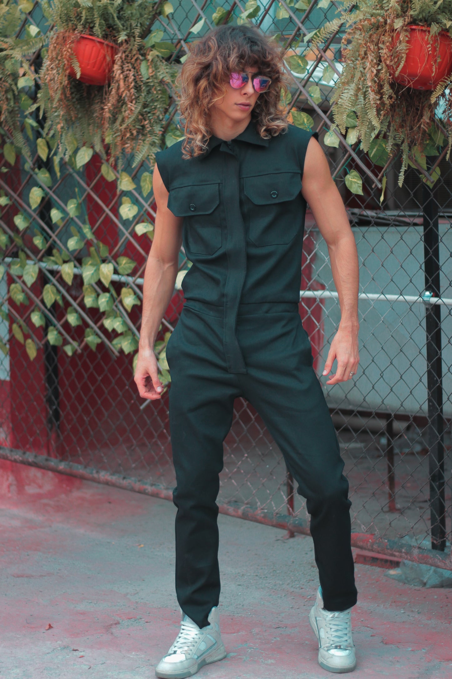 Jumper largo negro